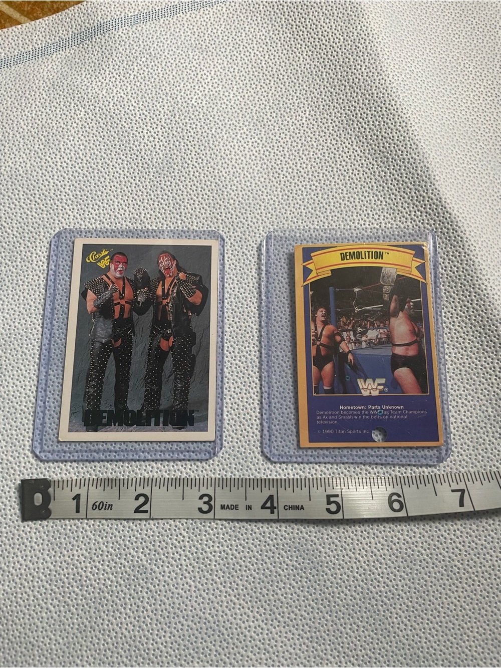 WWF collectors cards